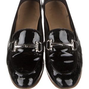 Salvatore Ferragamo Black Patent Leather Loafer